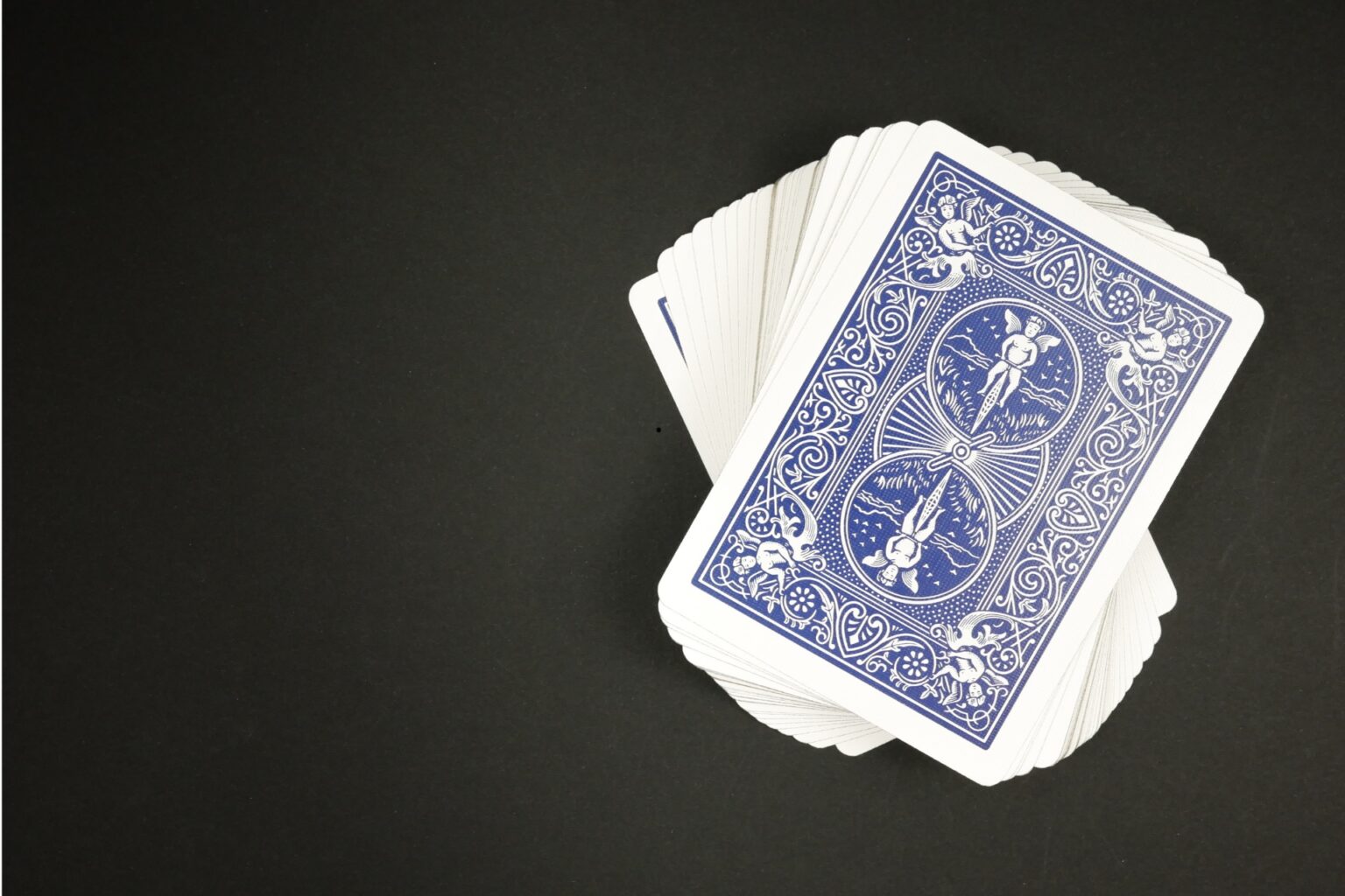 A card deck ready to play Crazy Eight