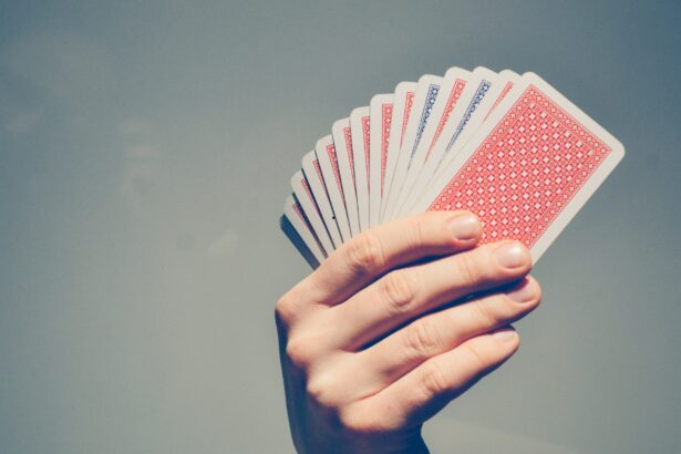 A hand With Slapjack Cards